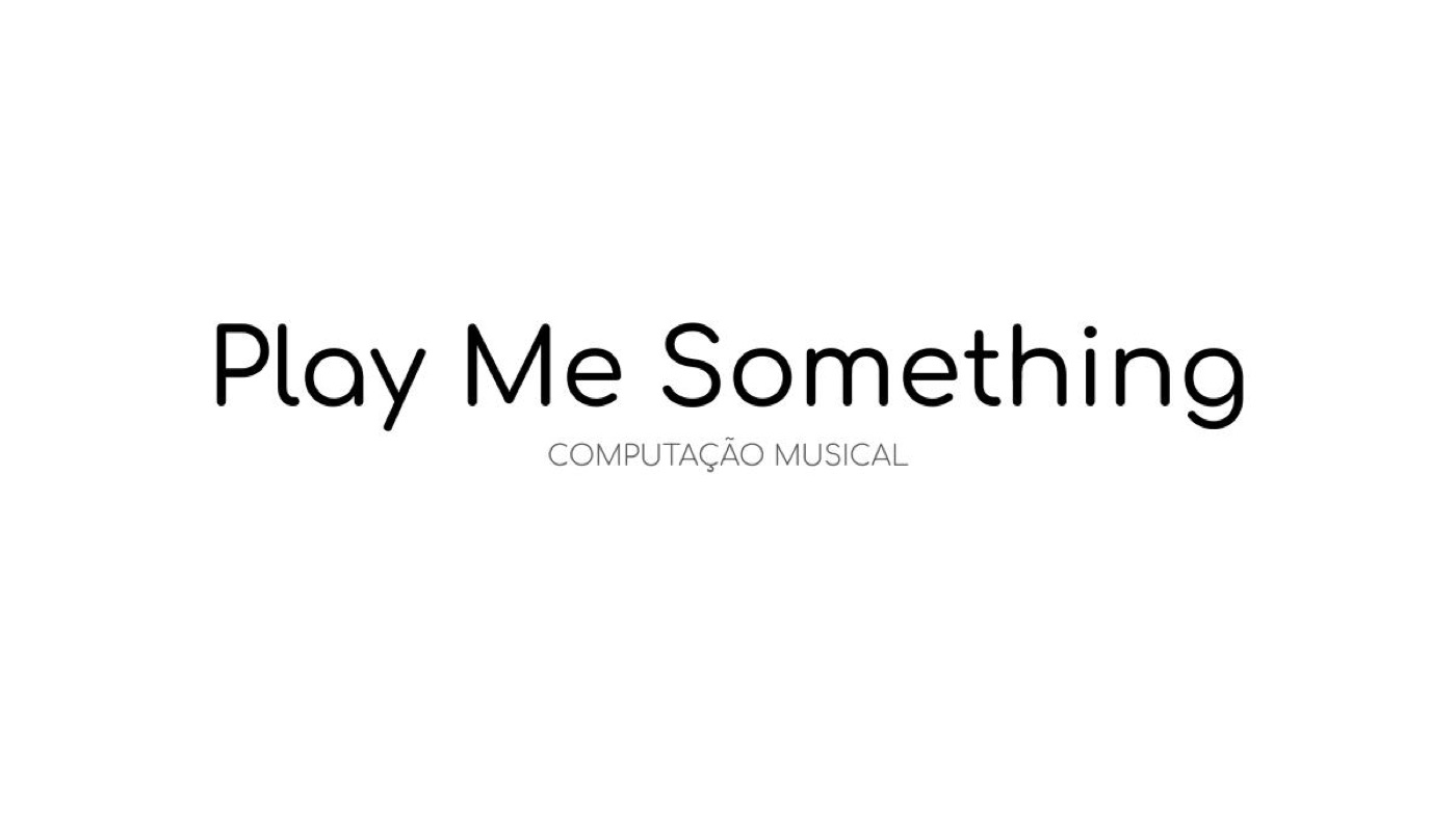 Play Me Something, trilhas sonoras para livros (2019.1)