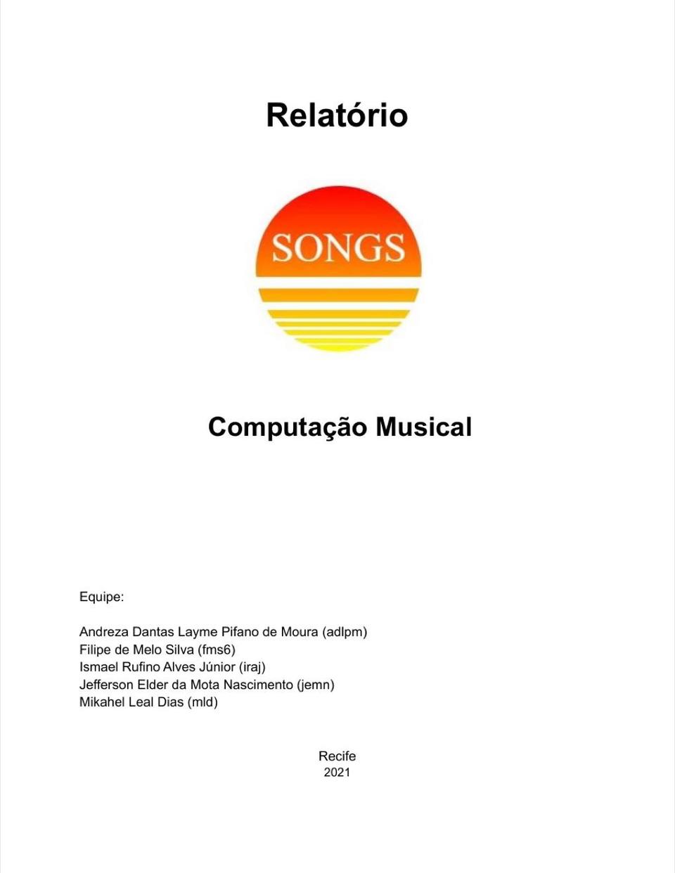 Songs, jogo de adivinhação com faixas separadas por IA (2020.1)