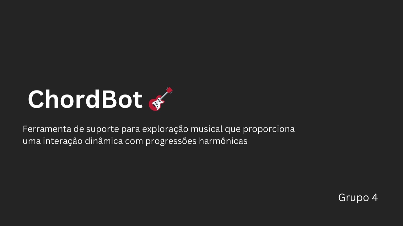 ChordBot, exploração de progressões harmônicas (2025.2)