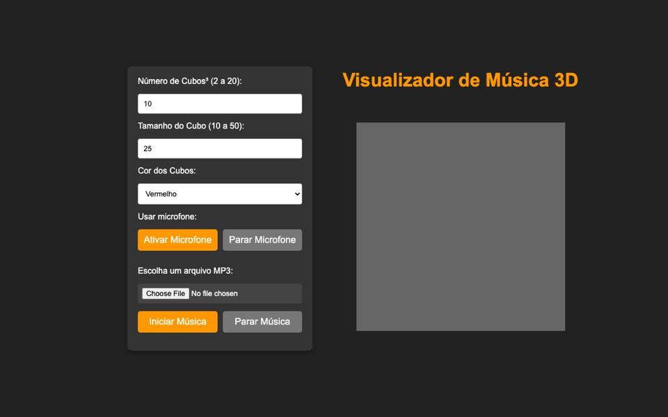 Visualizador de Som 3D no ar (17/09/2026)