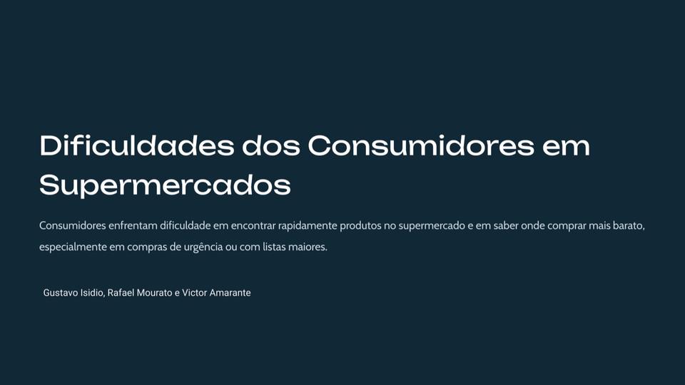 Quest 1 — supermercados