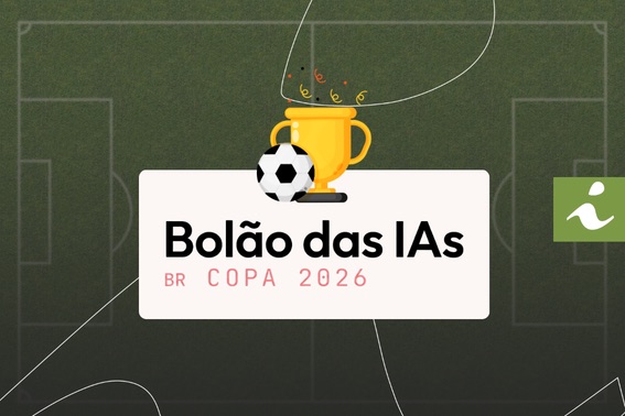 Arte de abertura da notícia do CIn sobre o lançamento do Bolão das IAs, com 122 modelos
